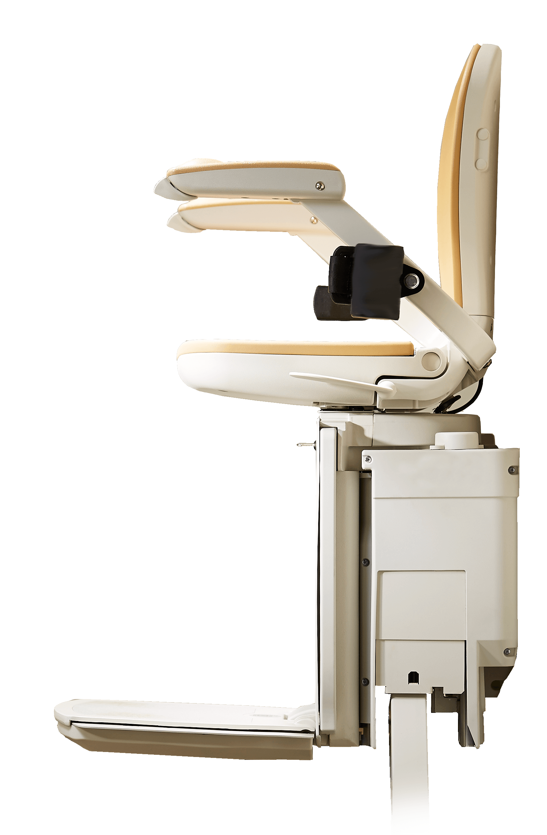 Acorn curved Stairlift side view in Washington