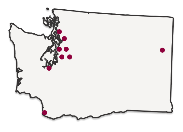 Map of Washington